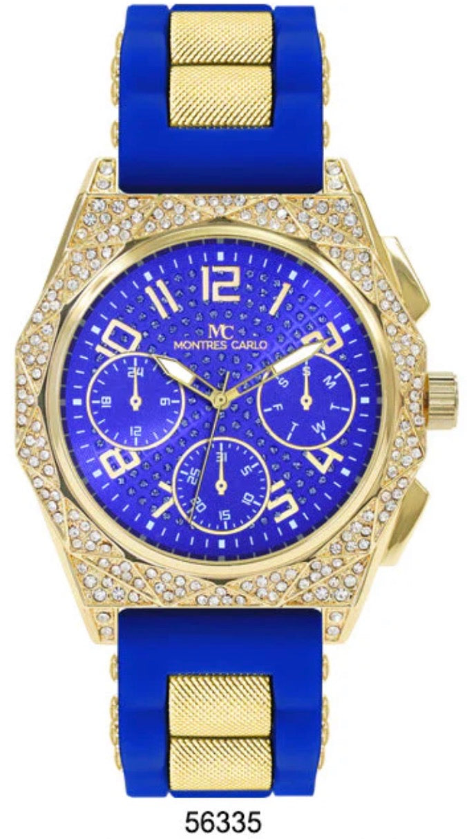 Montres Carlo Silicon Band Watch (56335)
