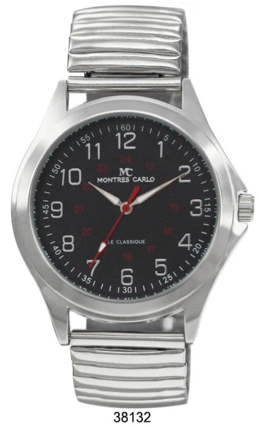 Montres Carlo Flex Band Watch (38132)