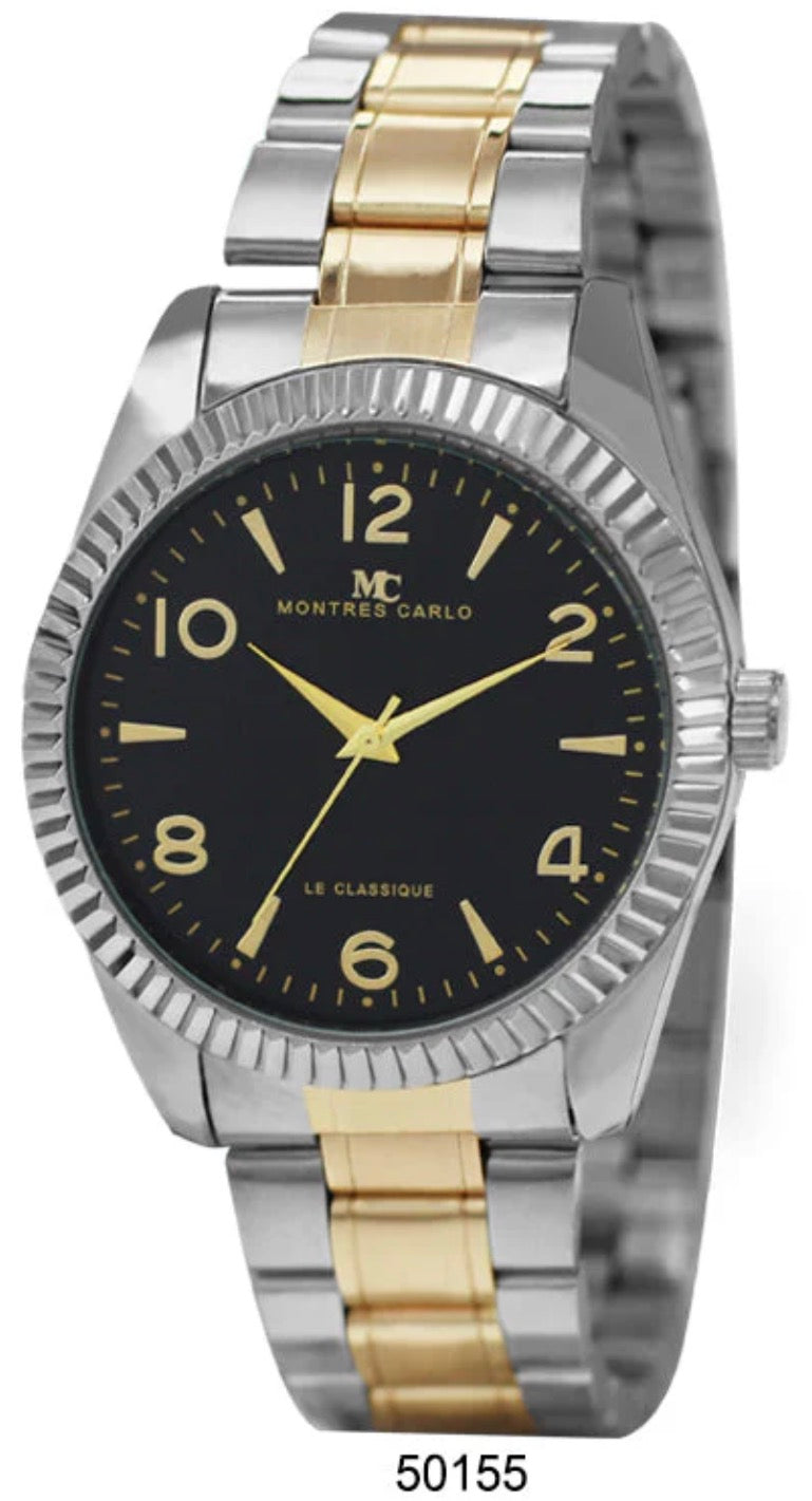 Montres Carlo Metal Band Watch (50155)