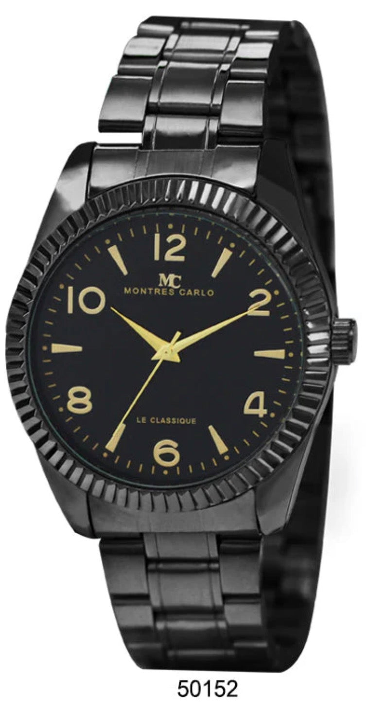 Montres Carlo Metal Band Watch (50152)