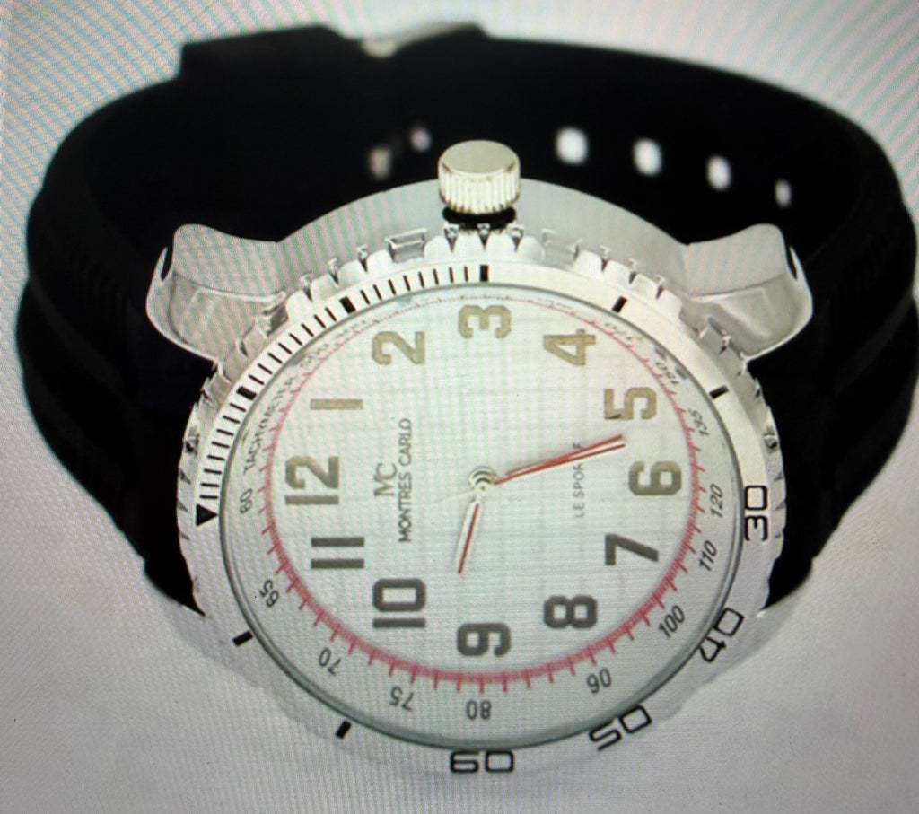 Montres Carlo Silicon Band Watch (44297)