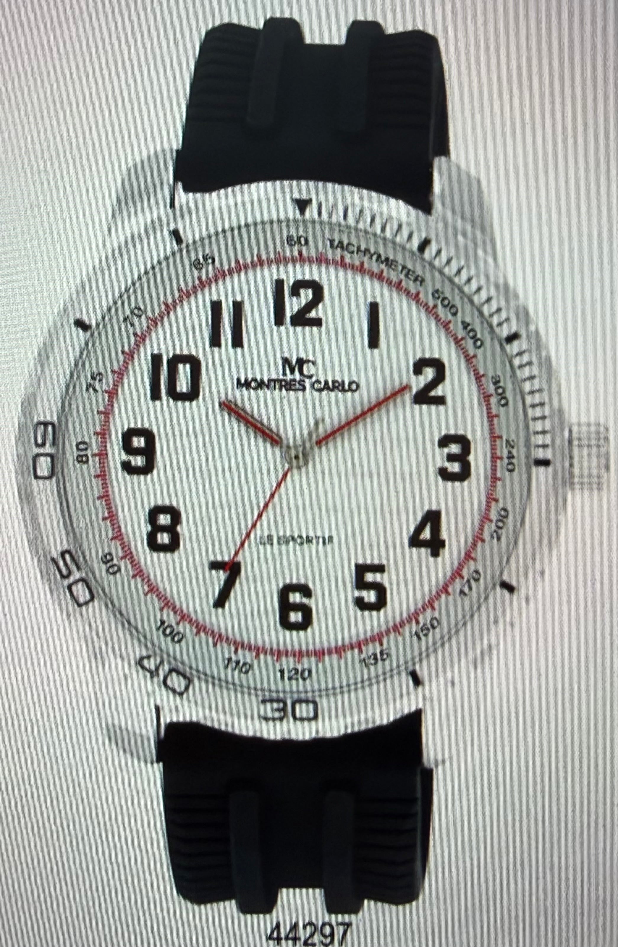 Montres Carlo Silicon Band Watch (44297)
