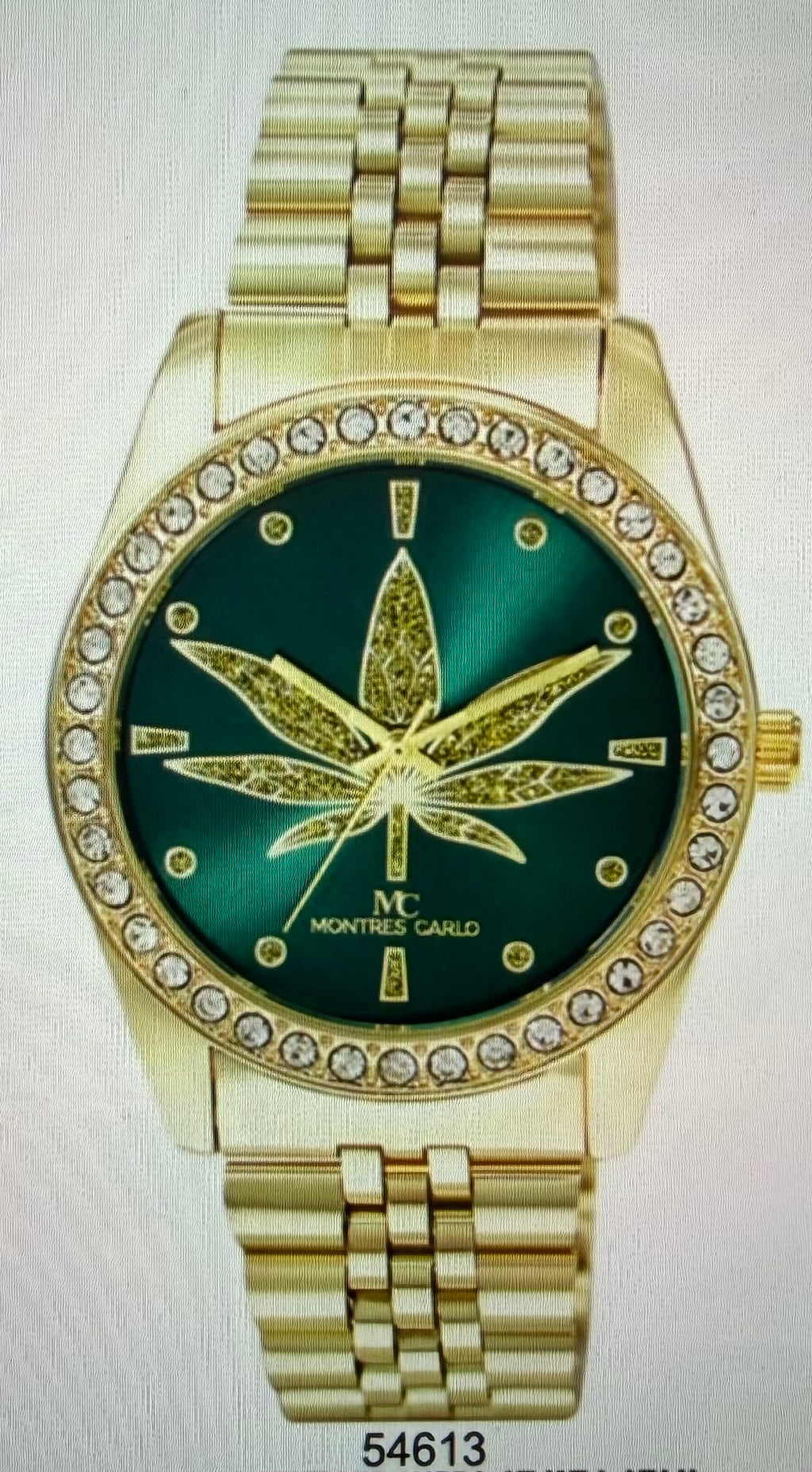 Montres Carlo Metal Band Watch (54613)