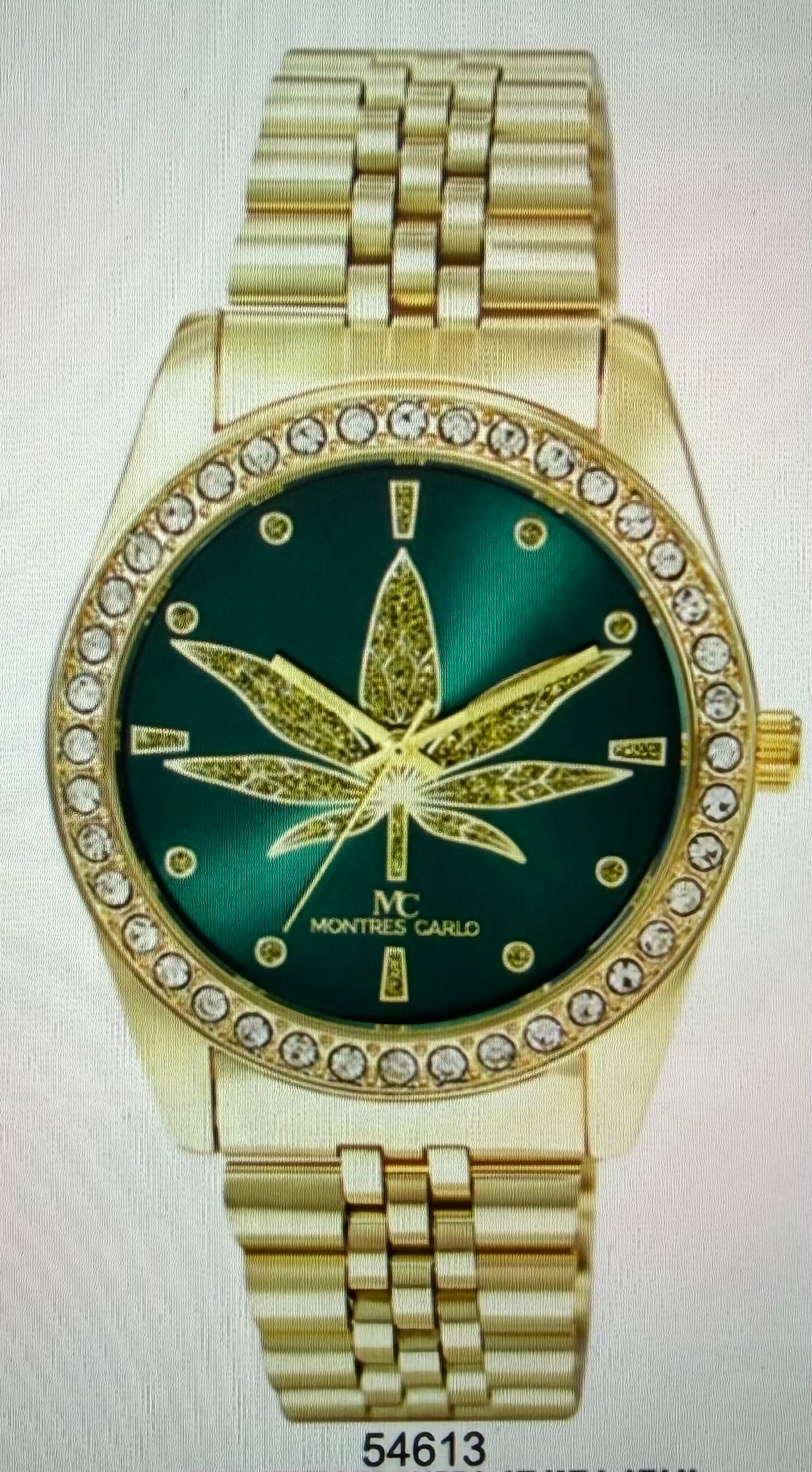Montres Carlo Metal Band Watch (54613)