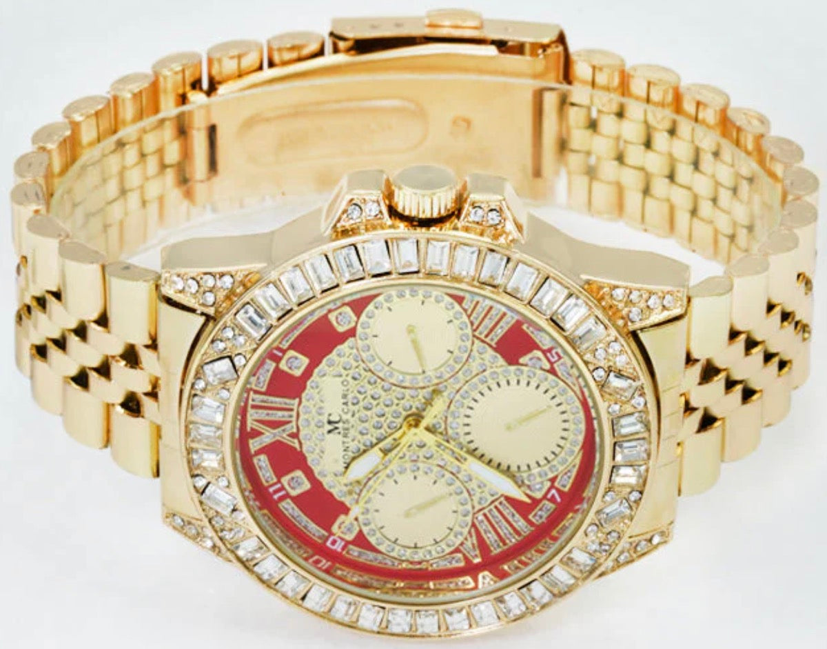 Montres Carlo Metal Band Watch (55153)