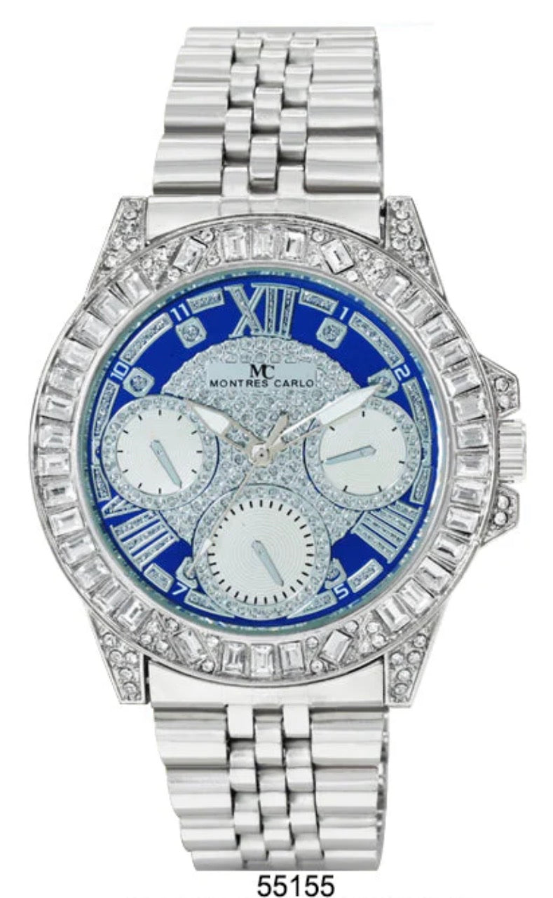 Montres Carlo Metal Band Watch (55155)