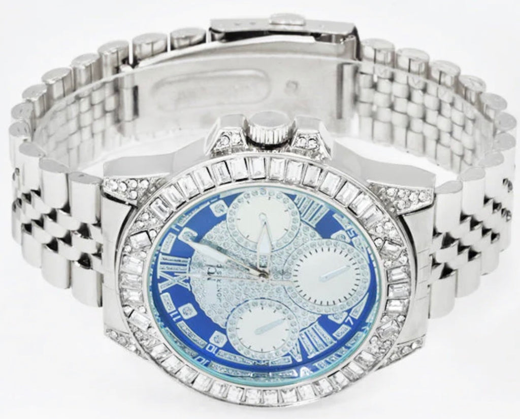 Montres Carlo Metal Band Watch (55155)