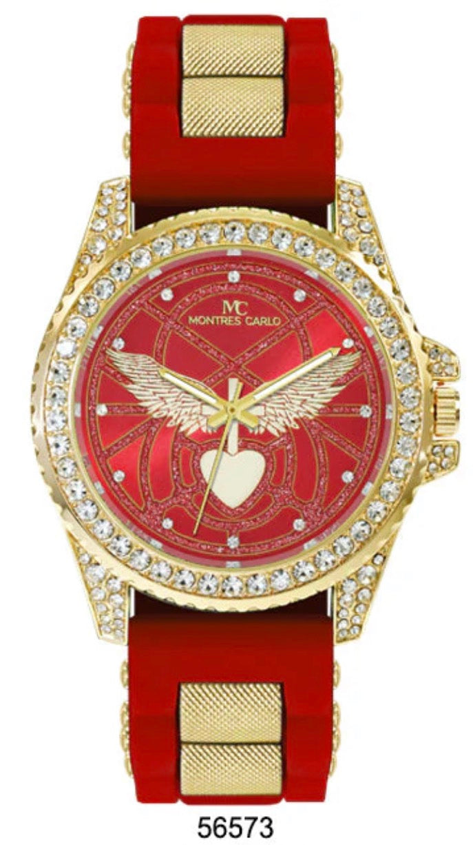 Montres Carlo Silicon Band Watch (56573)