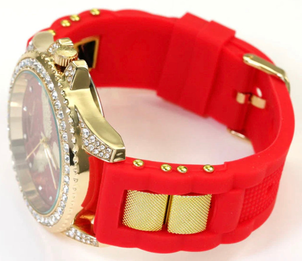Montres Carlo Silicon Band Watch (56573)