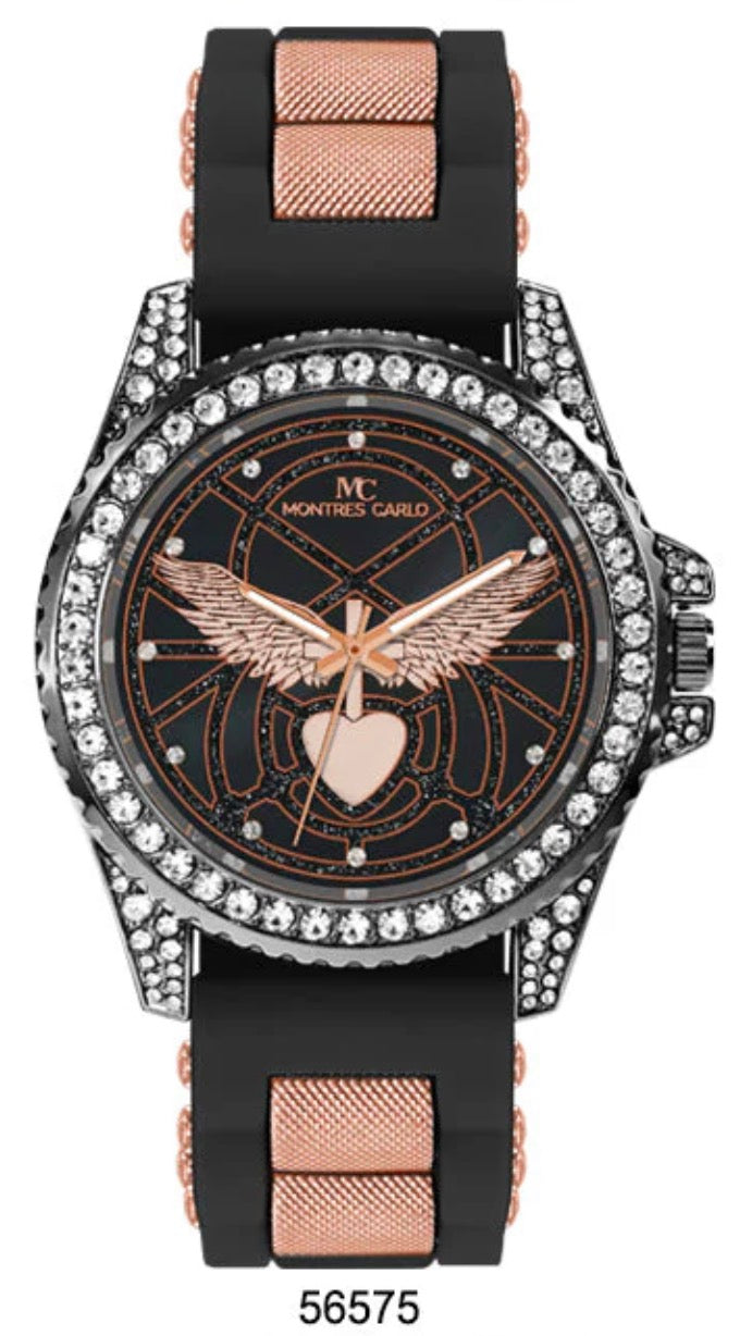 Montres Carlo Silicon Band Watch (56575)