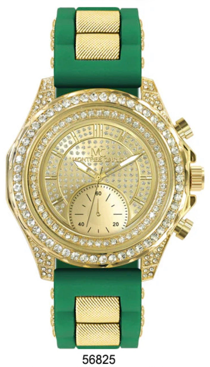 Montres Carlo Silicon Band Watch