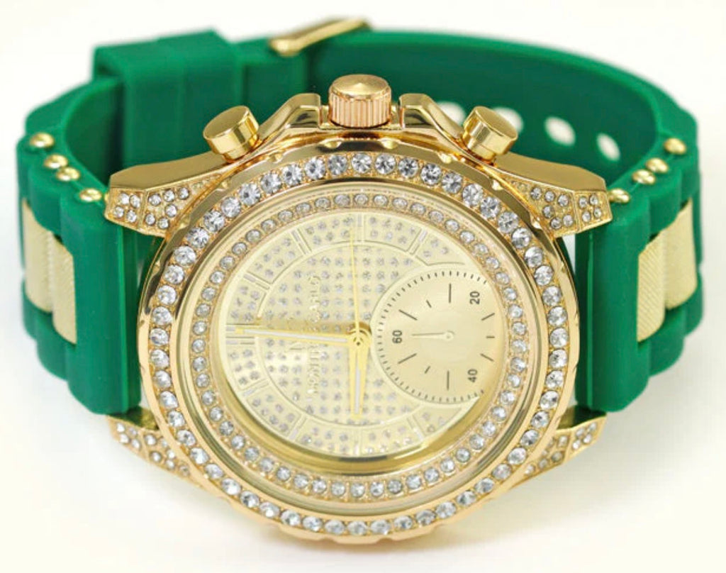 Montres Carlo Silicon Band Watch