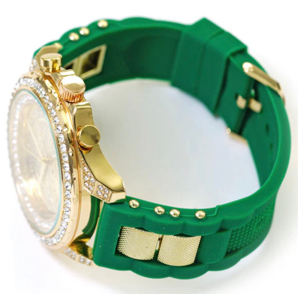 Montres Carlo Silicon Band Watch