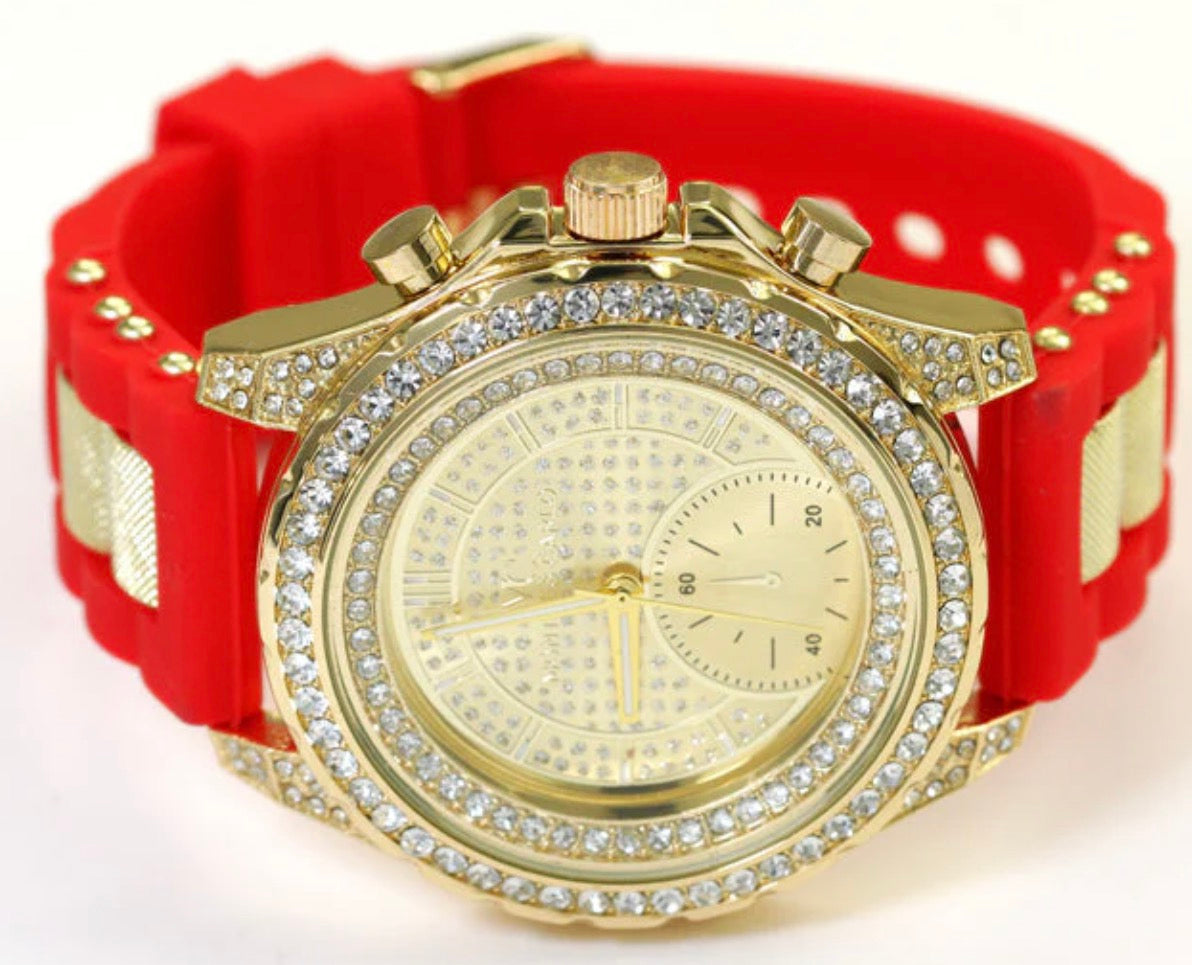 Montres Carlo Silicon Band Watch (56823)