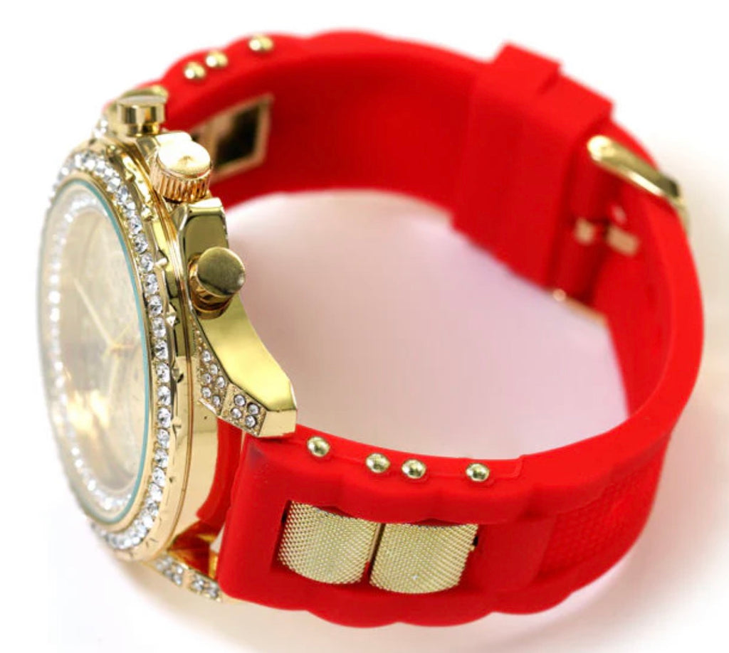 Montres Carlo Silicon Band Watch (56823)