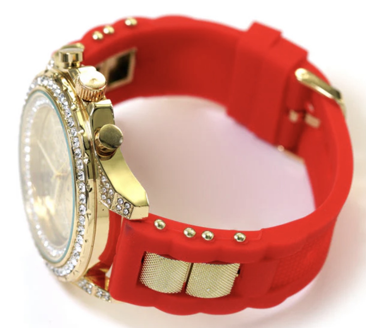 Montres Carlo Silicon Band Watch (56823)