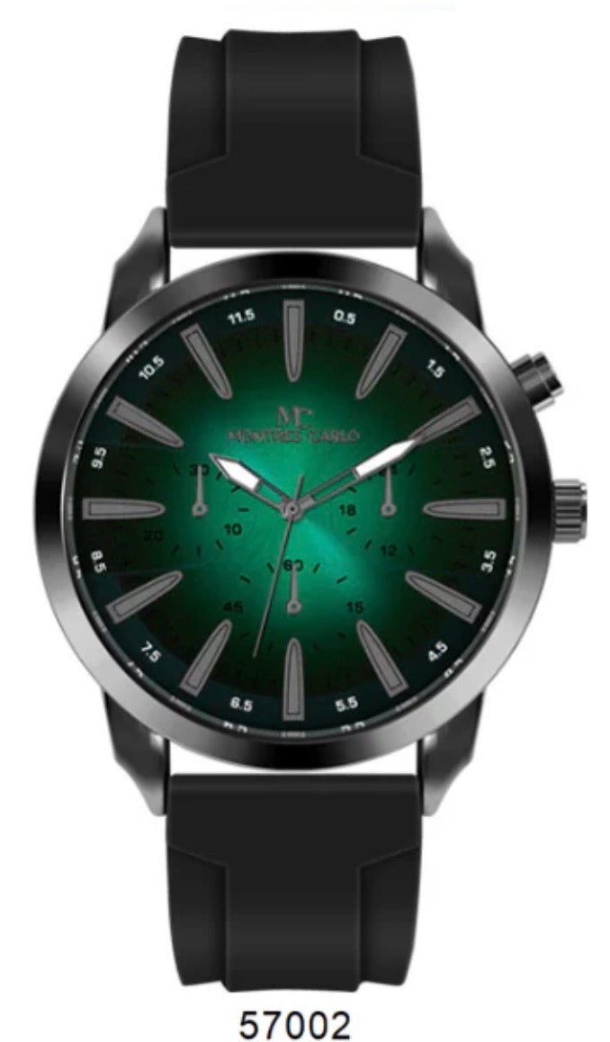 Montres Carlo Silicon Band Watch (57002)