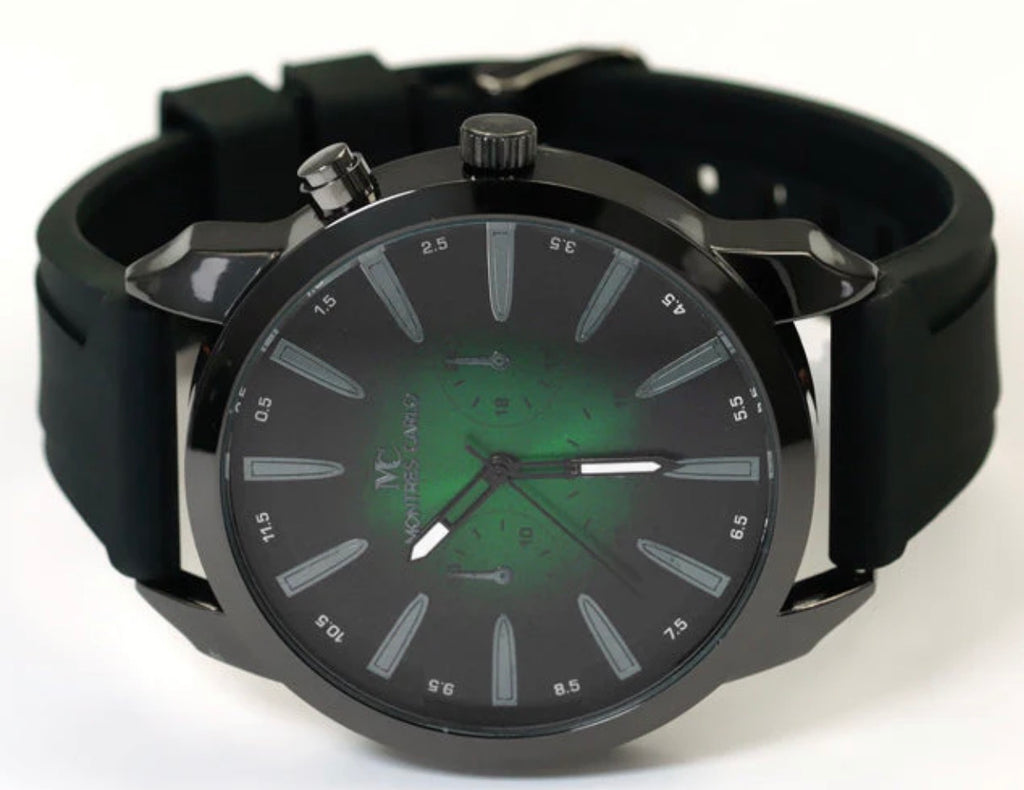 Montres Carlo Silicon Band Watch (57002)