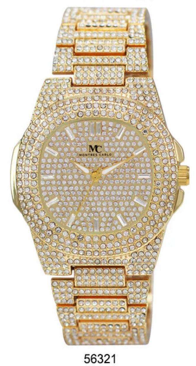 Montres Carlo Metal Band Watch (56321)