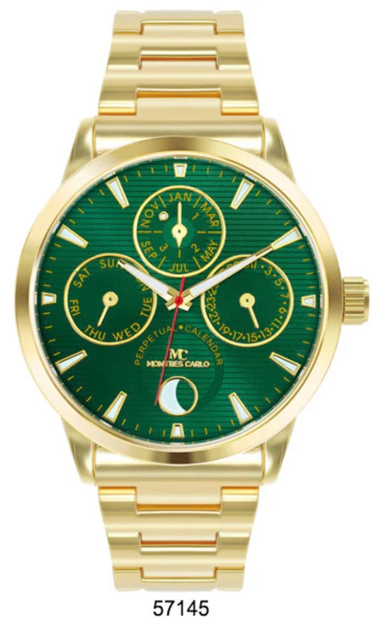 Montres Carlo Metal Band Watch (57145)