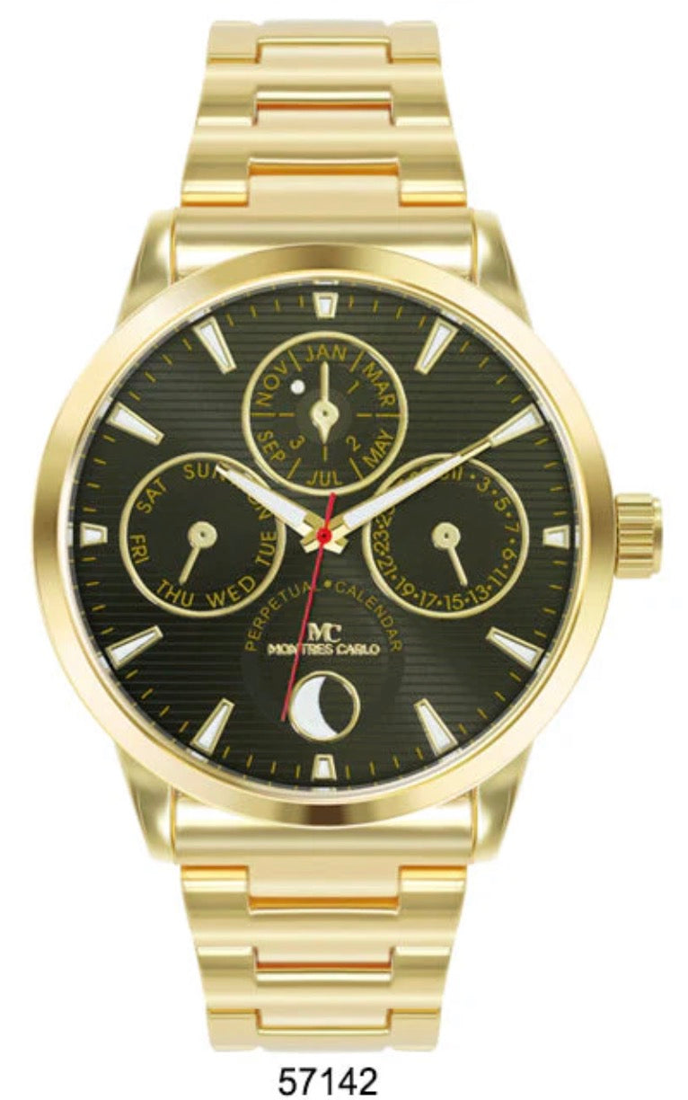 Montres Carlo Metal Band Watch (57142)